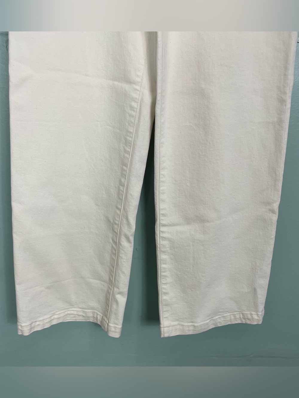 Madewell The Perfect Vintage Wide Leg Jean Vintage Canvas Ivory Women Size 27 - Picture 5 of 11